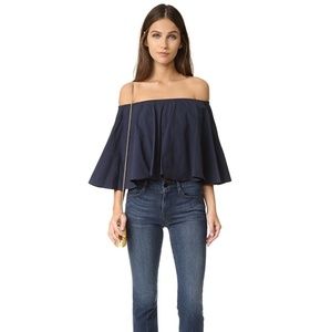 NWT Petersyn Madison Navy Top